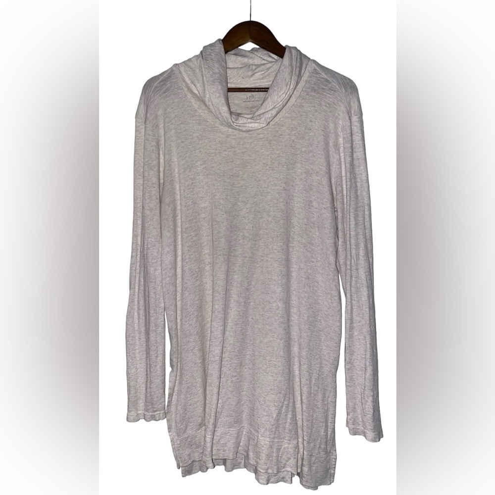 J. Jill Pima Cowl Neck Long Sleeve Tunic Top Women LT Closet‎ Essential